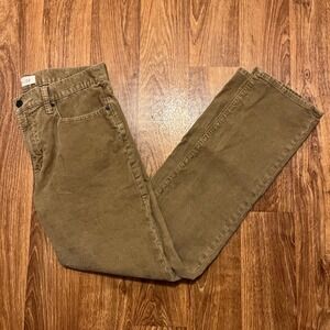 Gap 1969 Corduroy Pants Men 30x30 Tan Slim‎ Fit